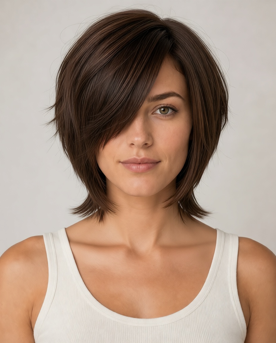 Wolf Cut hairstyle preview