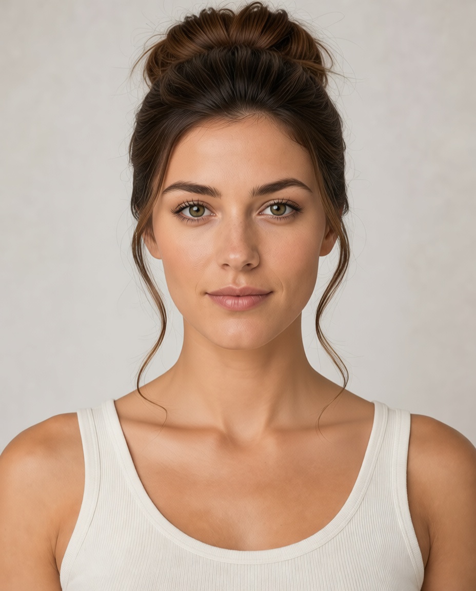 Ballerina Bun hairstyle example
