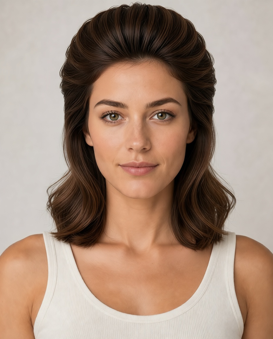 Beehive hairstyle example