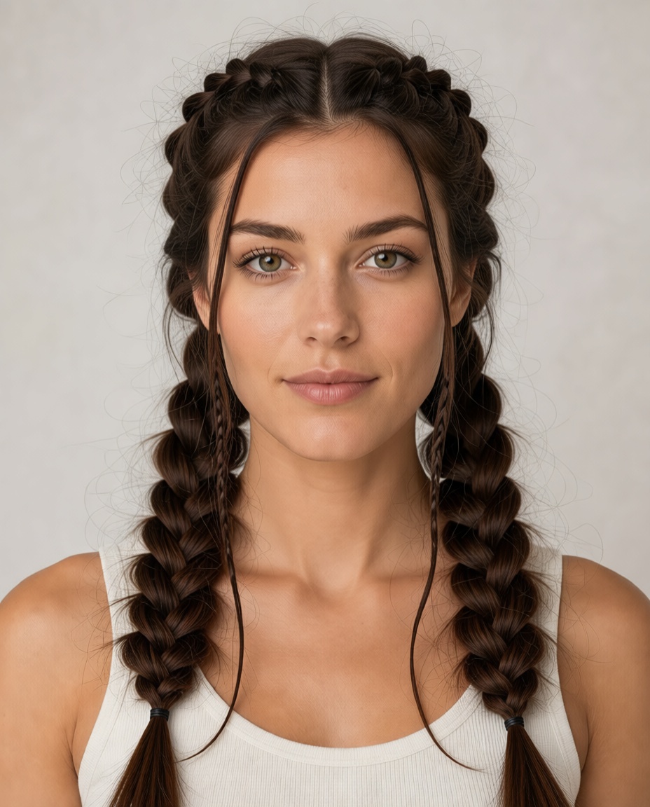 Bohemian Braids hairstyle example