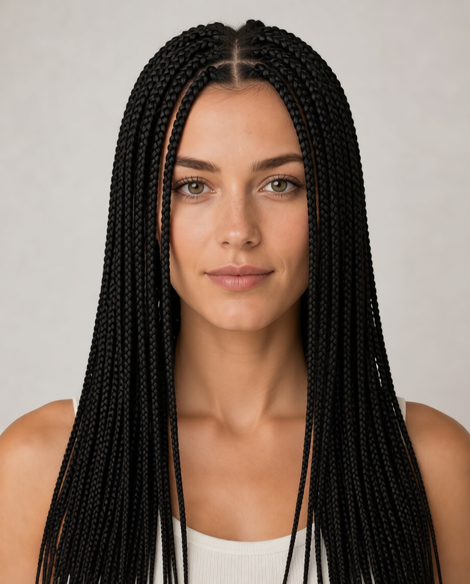 Box Braids hairstyle example
