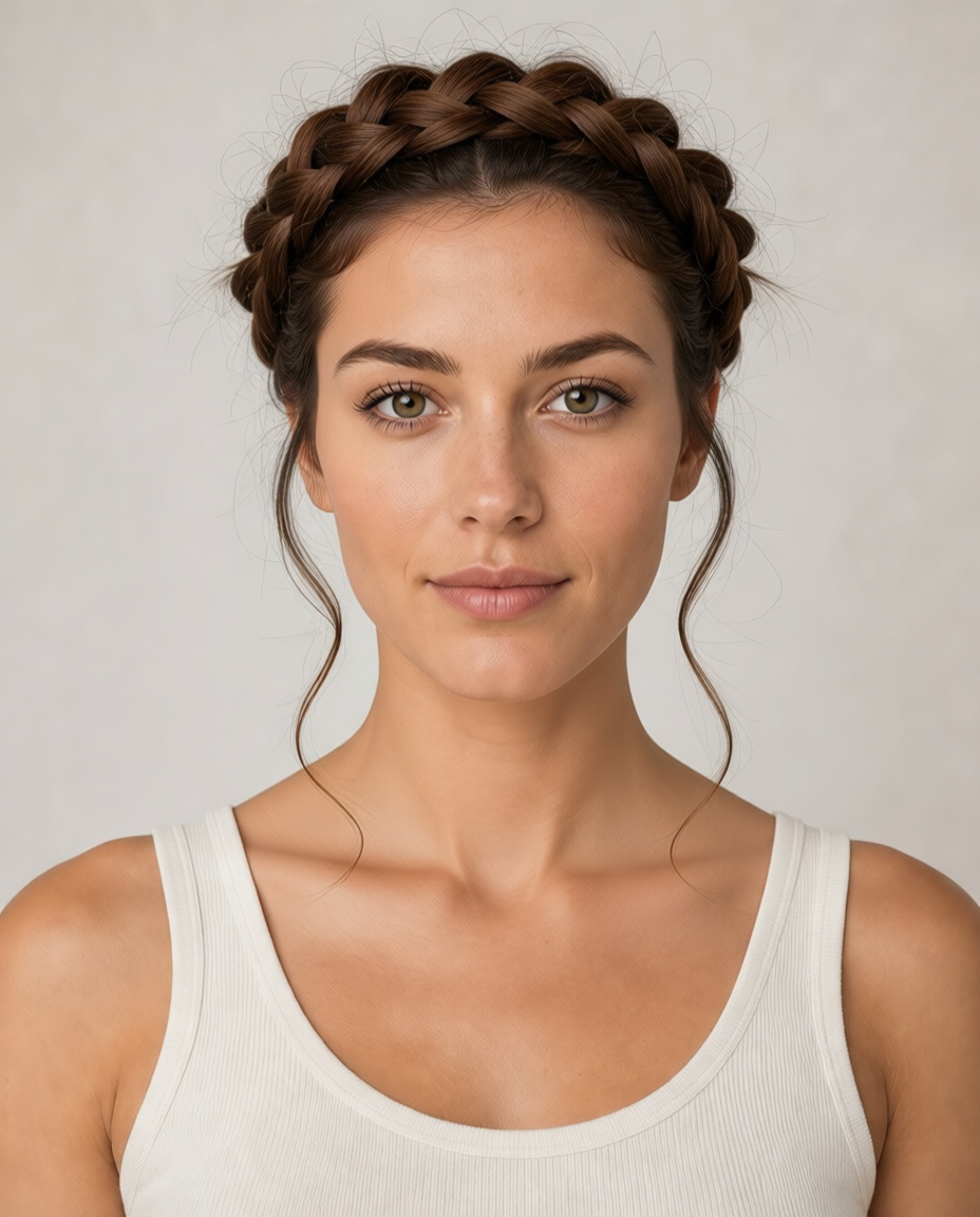Braided Crown hairstyle example
