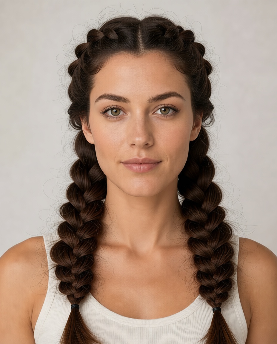 Bubble Braid hairstyle example