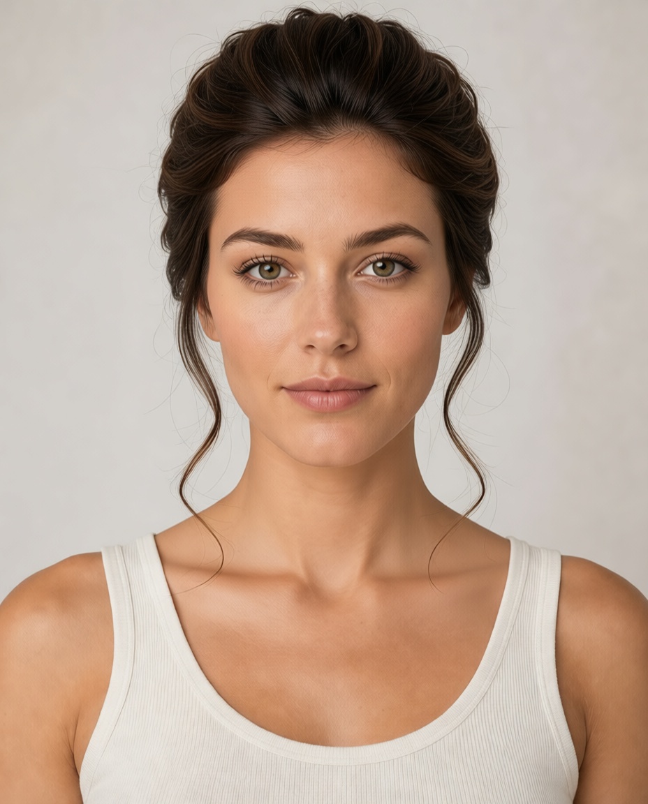 French Roll hairstyle example