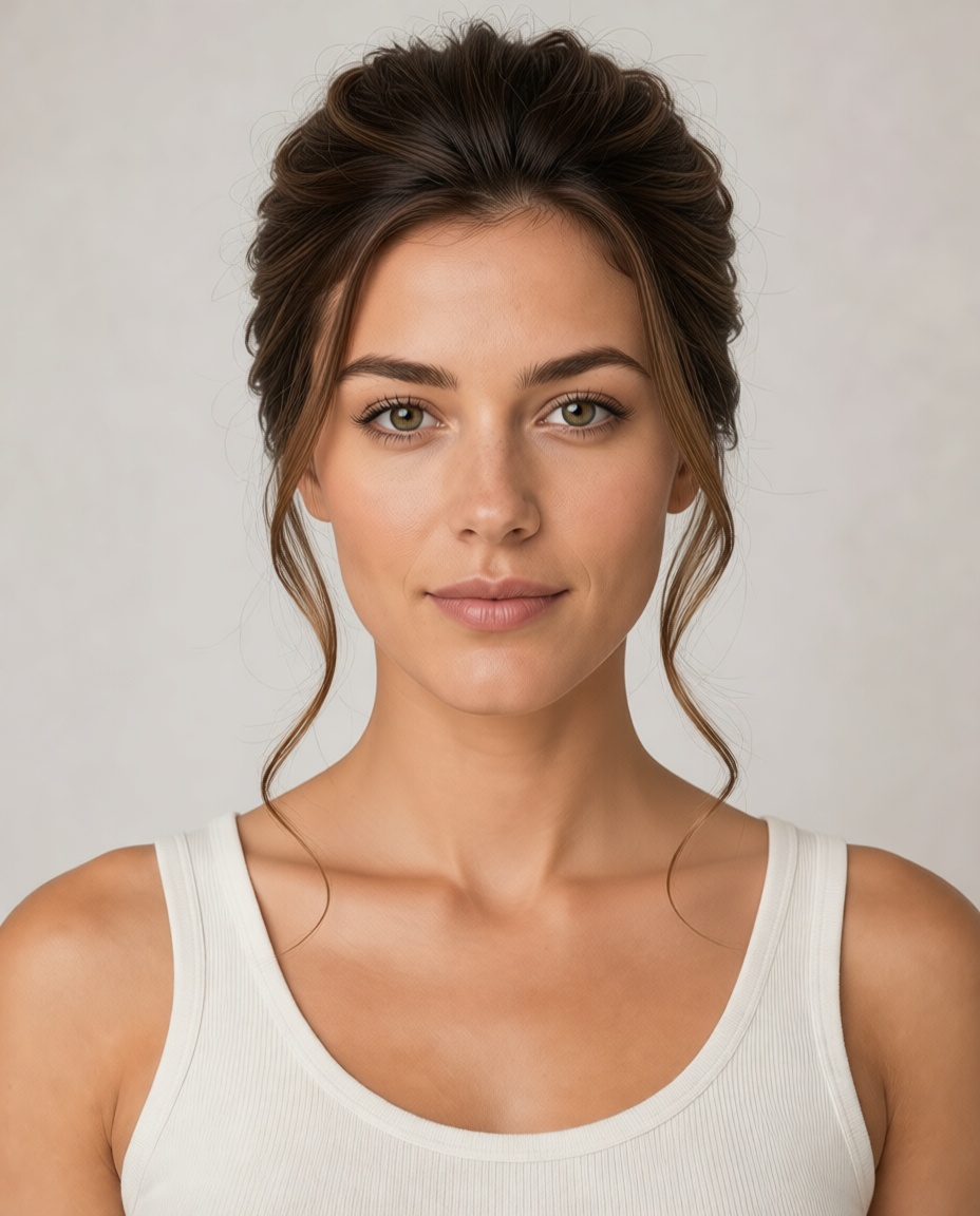 French Twist Updo hairstyle example