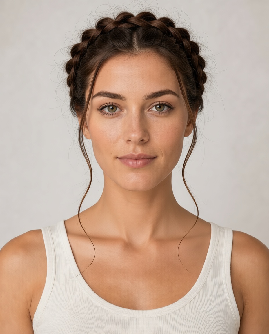 Halo Braid hairstyle example