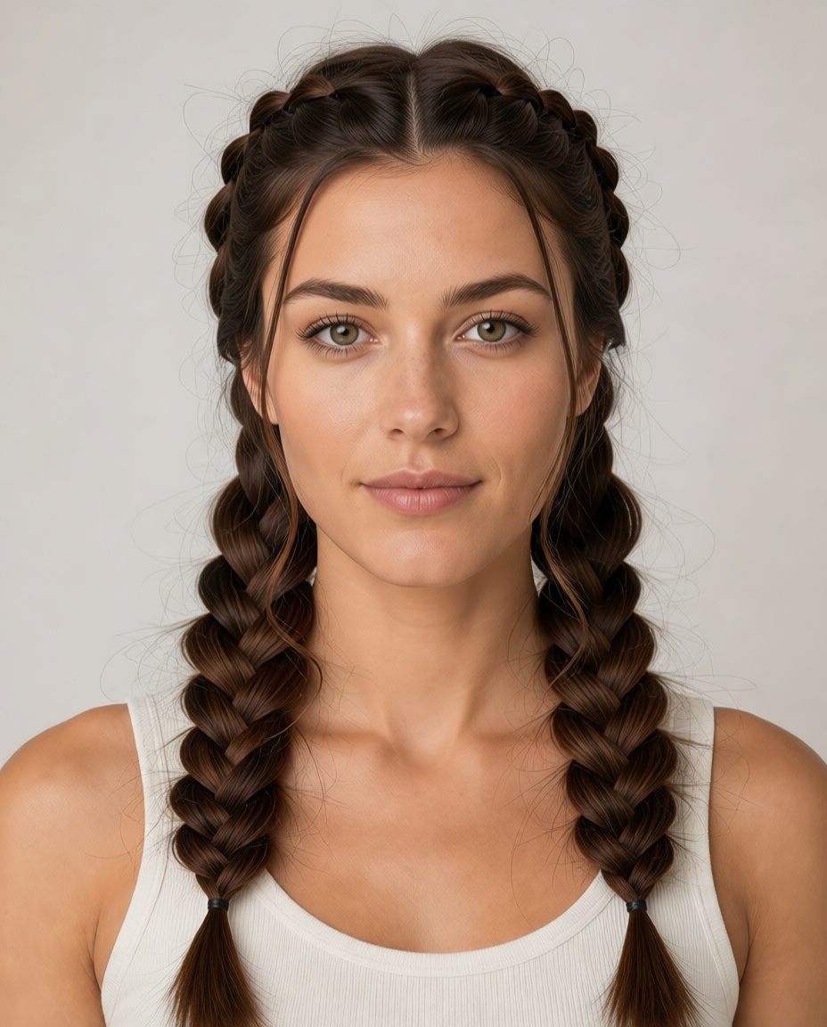 Heart Braid hairstyle example