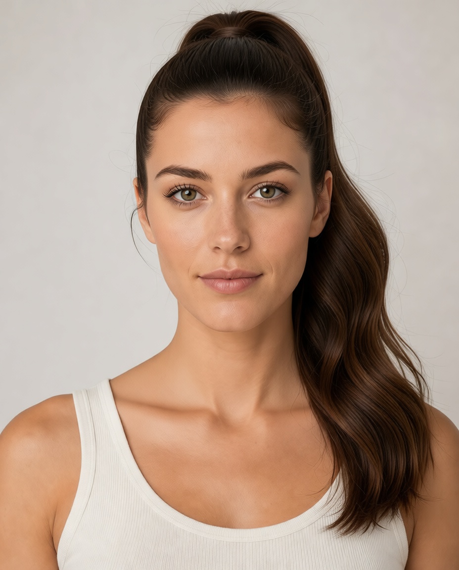 High Ponytail hairstyle example