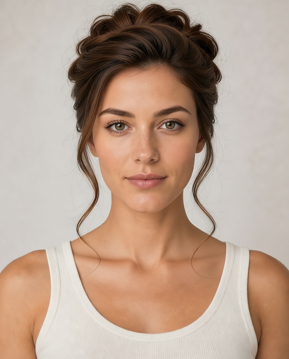 Knotted Updo hairstyle example
