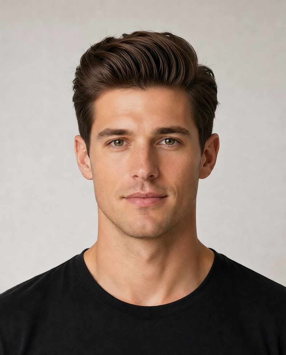 Quiff hairstyle example