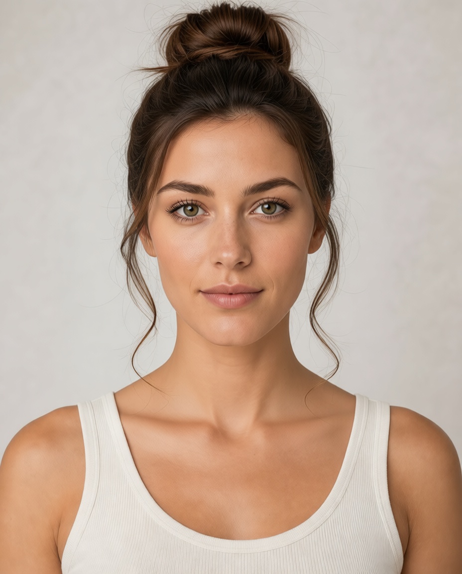 Top Knot hairstyle example